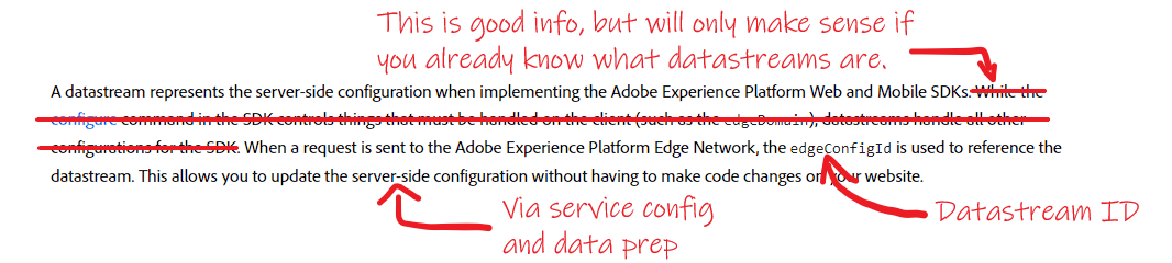 Datastream Documentation Notes